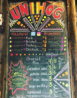 Unihog menu