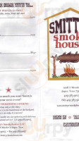 Smitty's Smokehouse menu