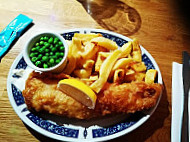 Harlees Fish Chips food