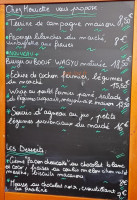 Chez Henriette menu