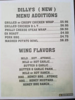 Dilly's menu