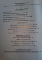 L'alambic menu