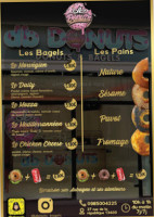 Db Donuts menu