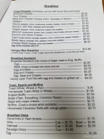 Suky's Diner menu