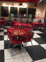 Freddy's Frozen Custard Steakburgers inside