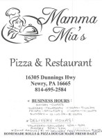 Mamma Mia's Pizza inside