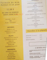 Restaurant Grand cafe de la Poste Le Jean Jaures menu