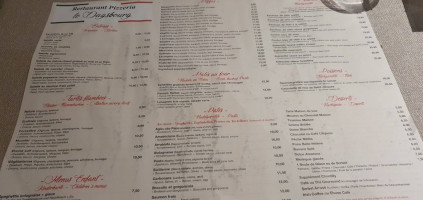 Restaurant Dagsbourg menu