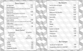 Tirondino menu