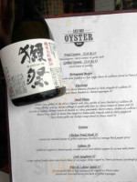 East Bay Oyster menu