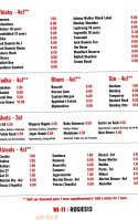 Rosie's Smokehouse Bbq menu