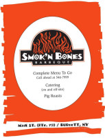 Smok'n Bones Bbq menu