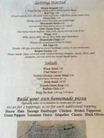 The Monument Grill menu
