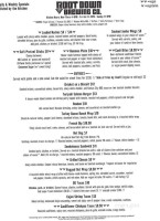 Root Down Brewing Company menu