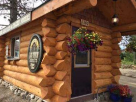 Log Cabin Coffee Drive-thru outside