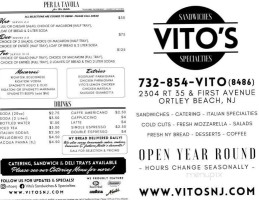 Vito's Sandwiches Specialties inside