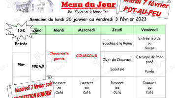 Schreiber menu