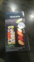 Isakaya menu