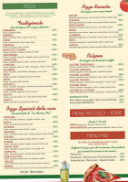 La Mamma Mia Trattoria-pizzeria menu