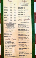 Lia's Pizza Italian menu