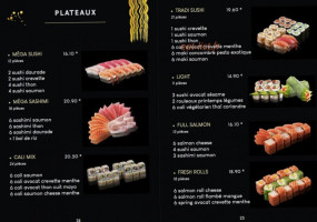 Sushi Couronne menu