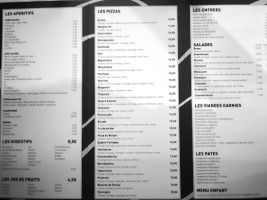 Pizzeria Chez Xavier menu