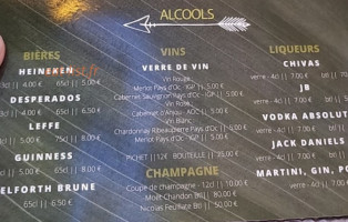 Le Wiri Wiri menu