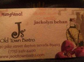 Js’ Old Town Bistro food