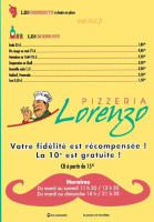 Lorenzo menu