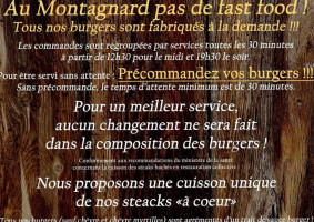 Le Montagnard food