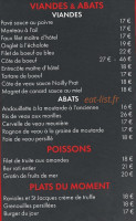 La Brasserie D'alice menu