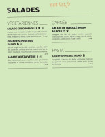 Cojean menu