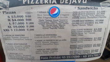 Pizzeria Don Keko menu