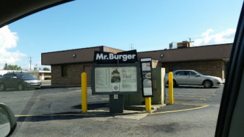 Mr. Burger outside