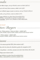 Brasserie Le Commerce menu