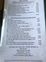 Hoot Owl Cafe menu