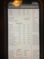 House Of Pizza menu