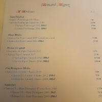 La Fontaine Gaillon menu