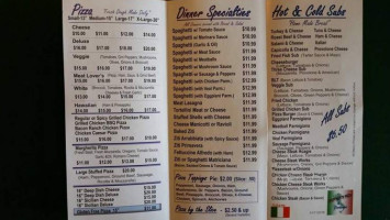 Brother's Pizza menu