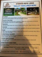 Starved Rock Lodge Main Dining Room menu