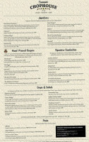 Montana's Rib And Chop House menu