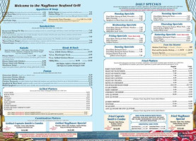 Mayflower Seafood Grill And Oyster menu