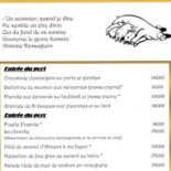 Chés Troés Piots Coéchons menu