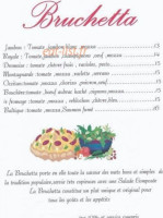 La Table D’emile menu