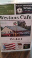 Weston's Cafe outside