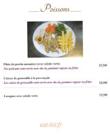 Le St Nicolas menu