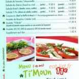 Ti Pic Kréol's Speisekarte