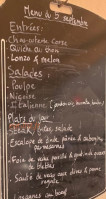Chez Sylvie menu