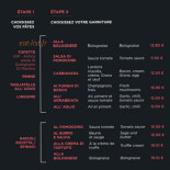 Zaino Thonon Speisekarte