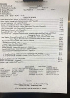 Heisey's Diner menu